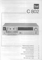 Dual C-802-Owners-Manual 